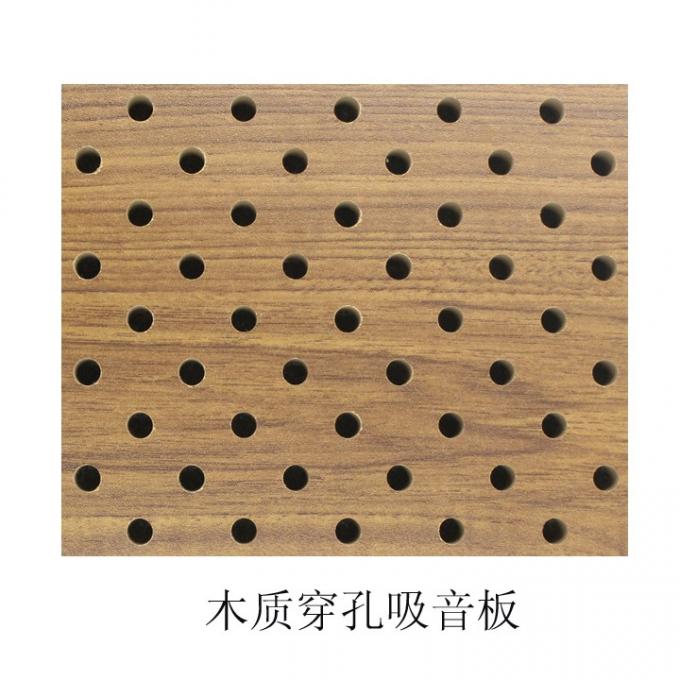 Pannelli perforati fonoassorbenti di legno perforati del Mdf dei pannelli acustici della palestra