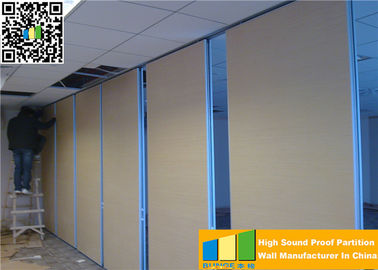 Scivolamento dei pannelli di parete mobili di piegatura insonorizzata ultraelevata per gli alti divisori del centro espositivo