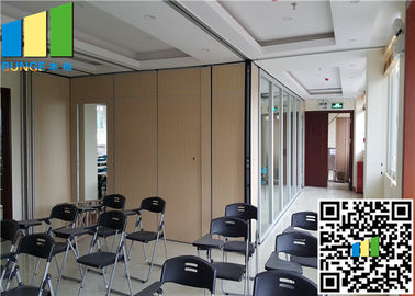 Muri divisori mobili dell'ufficio moderno divisione di vetro acustica della stanza da 12 millimetri