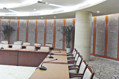 Muro divisorio piegante di legno dell'installazione facile per stile di apertura della sala delle riunioni
