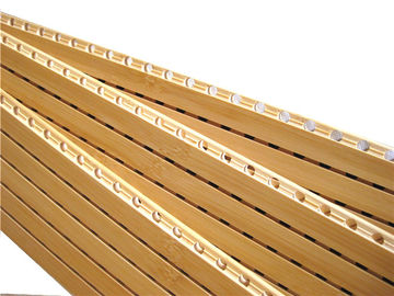 Pannelli di parete scanalati di legno interni del PVC dei soffitti di schiocco del pannello acustico