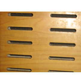 Pannelli acustici di legno decorativi della fibra di poliestere del pannello isolante della decorazione del soffitto