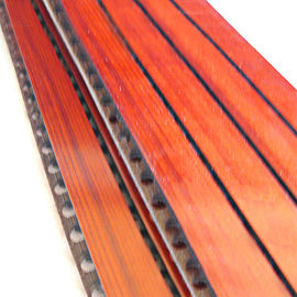Pannelli acustici scanalati di legno del materiale di assorbimento acustico della sala