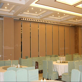 Muri divisori di legno pieganti di superficie del fono assorbente della melammina per il ristorante