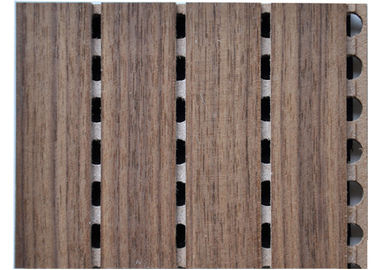 Divisione scanalata di legno Walll del fono assorbente per la sala riunioni/mostra