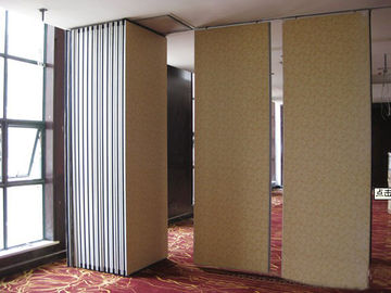 Muri divisori scorrevoli temporanei insonorizzati di legno per il banchetto Corridoio dell'hotel