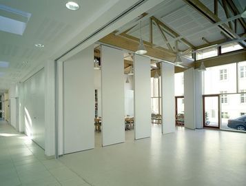 Muri divisori pieganti dell'ufficio dell'aula di rivestimento della melammina con la pista di alluminio mobile