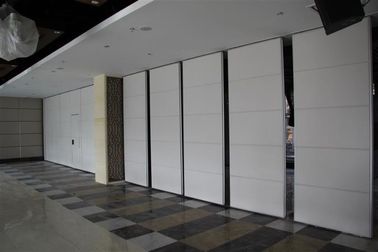 Alluminio che piega il muro divisorio acustico, sistemi mobili fonoassorbenti della parete