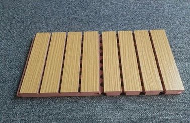 Bordo scanalato di legno solido su ordinazione di Asorption del suono del pannello acustico per Music Room