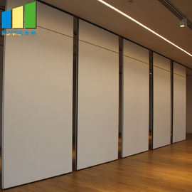 Le divisioni mobili della parete di rivestimento laminato della melammina con il soffitto sistemi del muro divisorio piegare/spinge