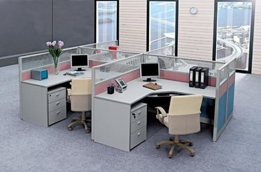 Stazione di lavoro modulare flessibile dell'ufficio di Seater di isolato 8 per il personale ISO9001