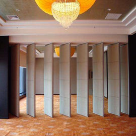 Divisori di legno mobili della parete dell'hotel fonoassorbente altezza di 6000mm - di 2000