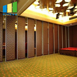 muri divisori pieganti di legno della melammina di isolamento acustico di spessore di 85mm per il ristorante