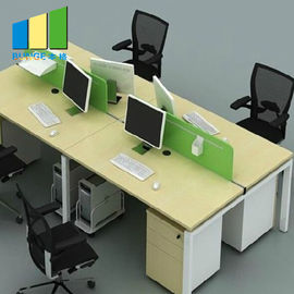 Divisioni su misura delle forniture di ufficio di colore/cubicoli modulari dell'ufficio