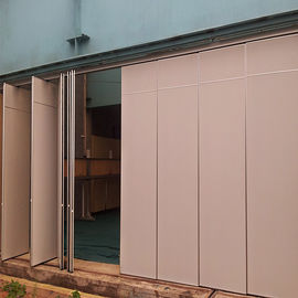 Muri divisori mobili insonorizzati di alluminio esteriori per colore di abitudine del balcone
