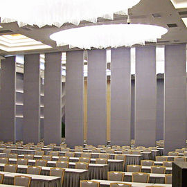 Muri divisori pieganti dell'hotel manuale di alluminio di profilo/divisori mobili della parete