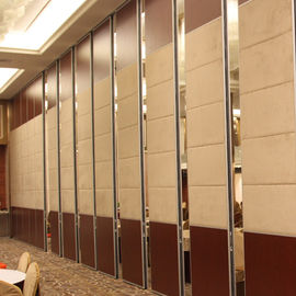 L'isolamento acustico moderno riveste la divisione di pannelli mobile di sostegno superiore del portello scorrevole delle porte interne per l'hotel