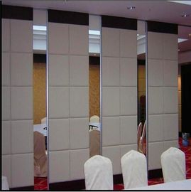 Muri il muro divisorio mobile scorrevole insonorizzato dello specchio del supporto nelle divisioni dell'ufficio