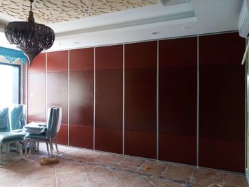 muri divisori mobili di legno di alluminio da 65 millimetri per la stanza dell'ufficio di Corridoio di banchetto