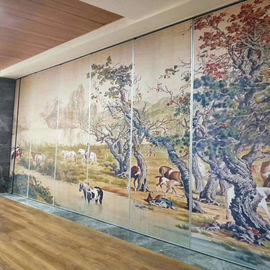 muri divisori mobili dipinti Diy scorrevoli moderni della parete di 65MM per la sala riunioni e l'ufficio