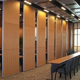 Muri divisori mobili di legno portatili dell'ufficio interno di funzione con il sistema di pista di alluminio