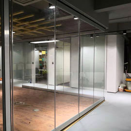 I muri divisori mobili hanno temperato il divisore in vetro senza muro divisorio ritrattabile di alluminio per il Bangladesh