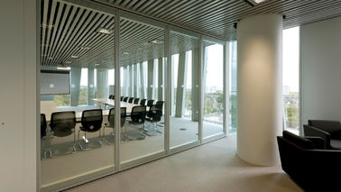 Divisione di vetro di alluminio mobile dell'ufficio dei muri divisori per il centro congressi