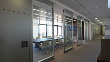 Divisione di vetro di alluminio mobile dell'ufficio dei muri divisori per il centro congressi
