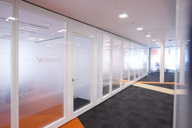 Divisori flessibili mobili di vetro glassato dei muri divisori per l'ufficio
