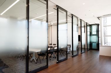 Divisori flessibili mobili di vetro glassato dei muri divisori per l'ufficio