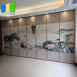 Muro divisorio di cuoio acustico mobile di rivestimento della pittura dei divisori del ristorante