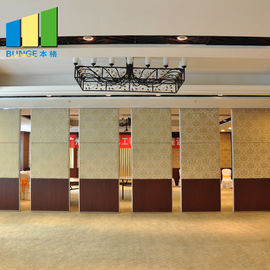 Porte pieganti acustiche della divisione della struttura di alluminio/bordo mobile del muro divisorio per l'hotel