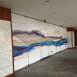 Superficie di stampa operabile mobile del paesaggio delle pareti dei muri divisori di Ebunge per il ristorante dell'alta società