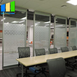 Muri divisori pieganti di vetro di alluminio che rimuovono la porta di vetro di scivolamento