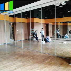 Muri divisori mobili dello specchio flessibile che piegano facendo scorrere divisione con lo specchio per la galleria di arte