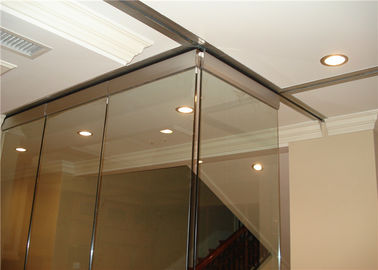 Tipi del divisore in vetro di scivolamento singoli di divisioni dell'ufficio della parete del divisore in vetro