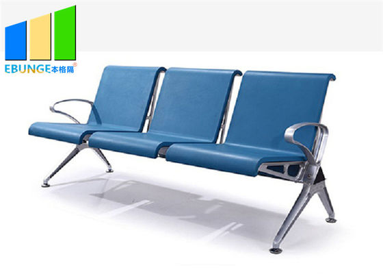 L'unità di elaborazione blu della lega di alluminio riveste di pelle 5 sedie aspettanti dell'aeroporto della Banca di Seaters