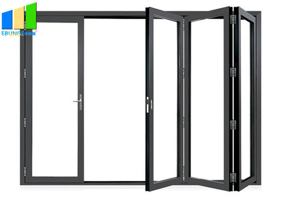 Le porte Bifold insonorizzate hanno temperato le porte pieganti di alluminio di vetro