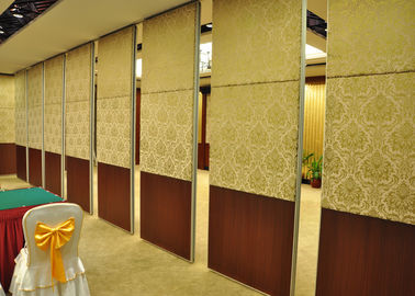 Divisioni mobili della parete dell'hotel dell'impiallacciatura, porta interna del fono assorbente