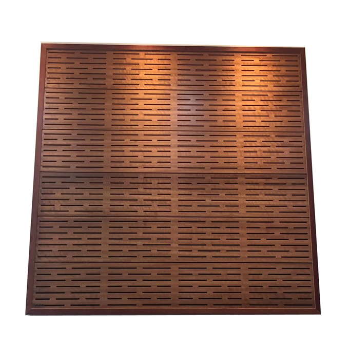 Pannelli perforati fonoassorbenti di legno perforati del Mdf dei pannelli acustici della palestra