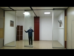 Parete divisoria in vetro scorrevole