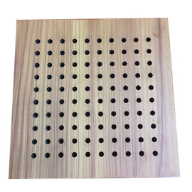 Bordo di legno dei pannelli acustici dell'isolamento del legno perforato insonorizzato della vetroresina