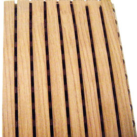 Pannelli per soffitti acustici di legno di Corridoio del Consiglio del pannello di parete della fibra di poliestere della melammina