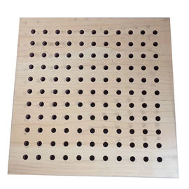 Bordo di legno di legno perforato dei pannelli acustici dell'isolamento insonorizzato della vetroresina