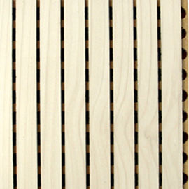 Pannelli di parete di legno scanalati dell'auditorium del pannello acustico di assorbimento acustico
