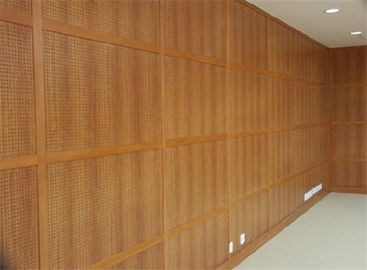 Pannelli di rivestimento di legno perforati su misura della parete dei pannelli acustici della chiesa