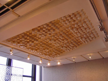 La parete di legno Ppaneling/diffusore acustico di Qrd riveste il trattamento di pannelli quadrato del bordo
