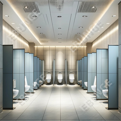 Parete divisoria del bagno montata a pavimento con resistenza all'acqua e assortimento di colori Assortimento