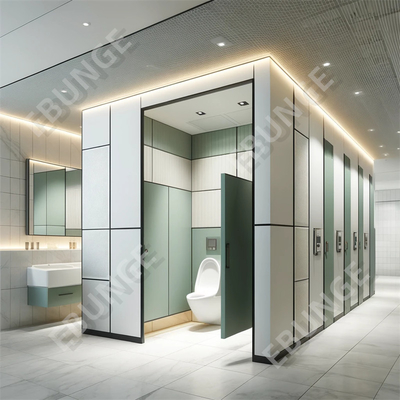 Parete divisoria del bagno montata a pavimento con resistenza all'acqua e assortimento di colori Assortimento