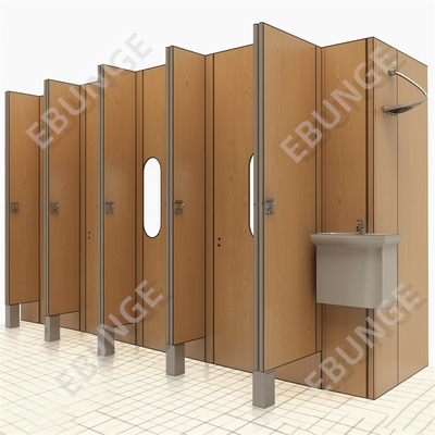 Parete divisoria del bagno montata in cima con piena privacy e resistenza al fuoco